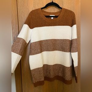 Market & Spruce Jackson Crew Neck Waffle Texture Sweater. Size M.